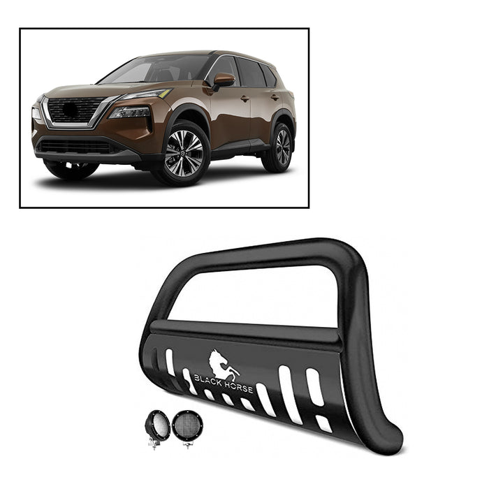 Black Horse Off Road CBB-NIA902SP-PLFB Black Steel Skid Plate - Truck Part Superstore
