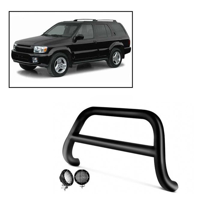 Black Horse Off Road CBB-NIB4201-PLFB Black Steel No skid plate - Truck Part Superstore