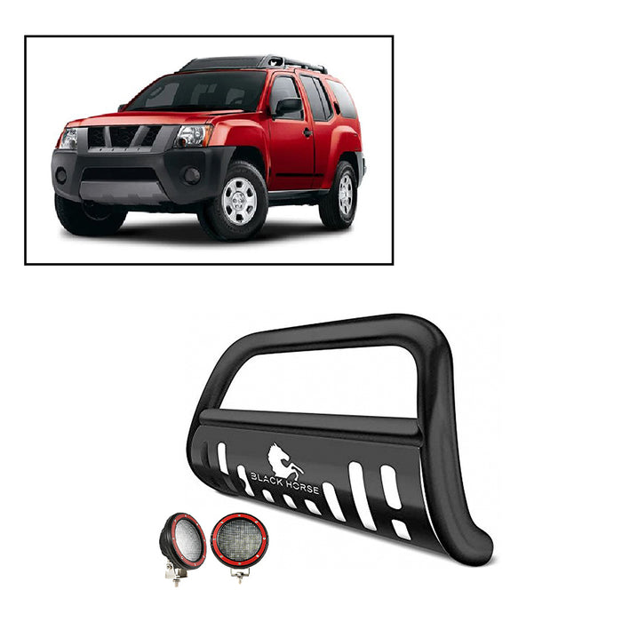 Black Horse Off Road CBB-NIB4201SP-PLFR Black Steel Skid Plate - Truck Part Superstore