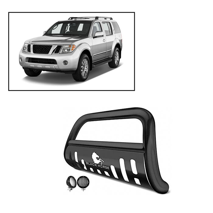 Black Horse Off Road CBB-NIC6105SP-PLFB Black Steel Skid Plate - Truck Part Superstore