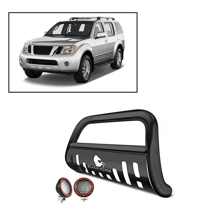 Black Horse Off Road CBB-NIC6105SP-PLFR Black Steel Skid Plate - Truck Part Superstore
