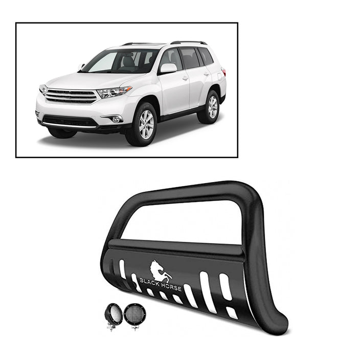 Black Horse Off Road CBB-TYF5207SP-PLFB Black Steel Skid Plate - Truck Part Superstore
