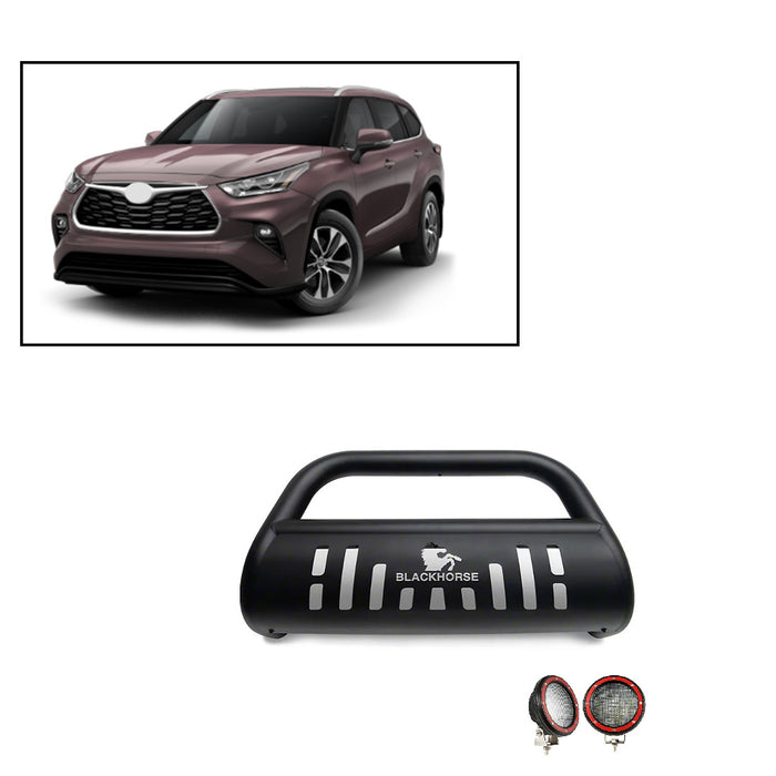 Black Horse Off Road CBB-TYF5407SP-PLFR Black Steel Skid Plate - Truck Part Superstore