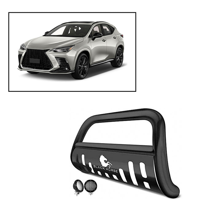 Black Horse Off Road CBB-TYF7408SP-PLFB Black Steel Skid Plate - Truck Part Superstore