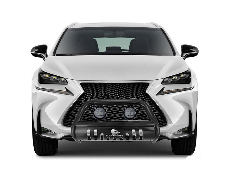 Black Horse Off Road CBB-TYF7408SP-PLFB Black Steel Skid Plate - Truck Part Superstore