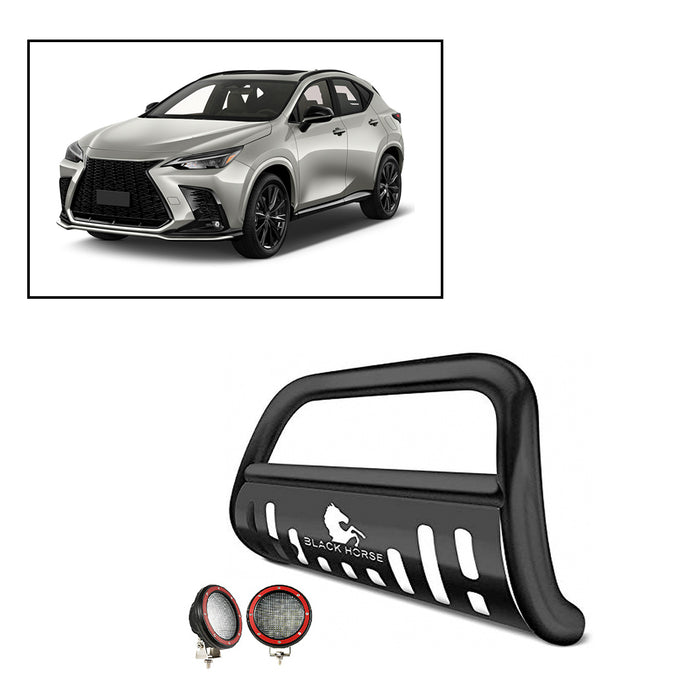 Black Horse Off Road CBB-TYF7408SP-PLFR Black Steel Skid Plate - Truck Part Superstore