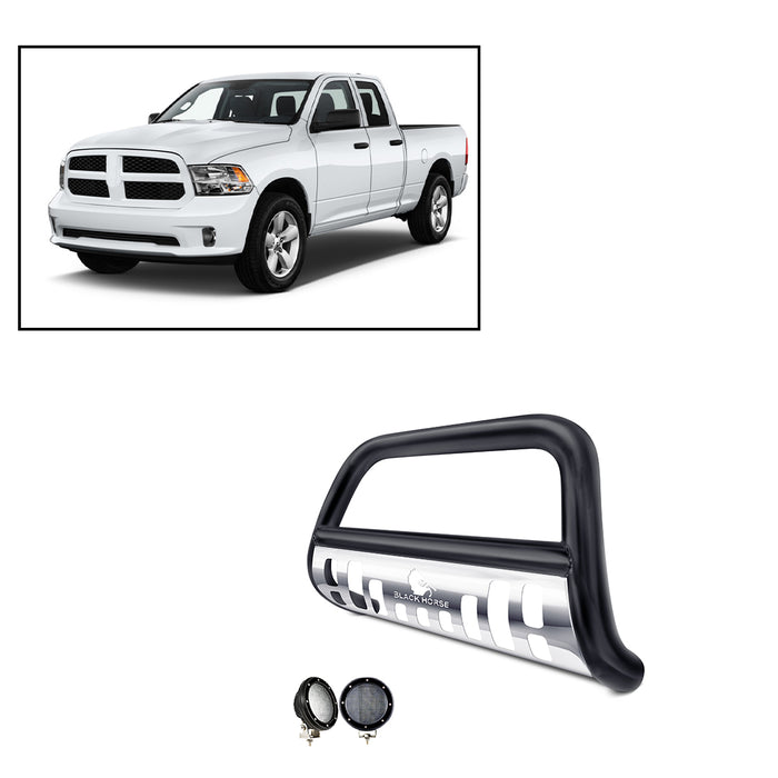 Black Horse Off Road CBBS-DOE1011SP-PLFB Black Steel Skid Plate - Truck Part Superstore