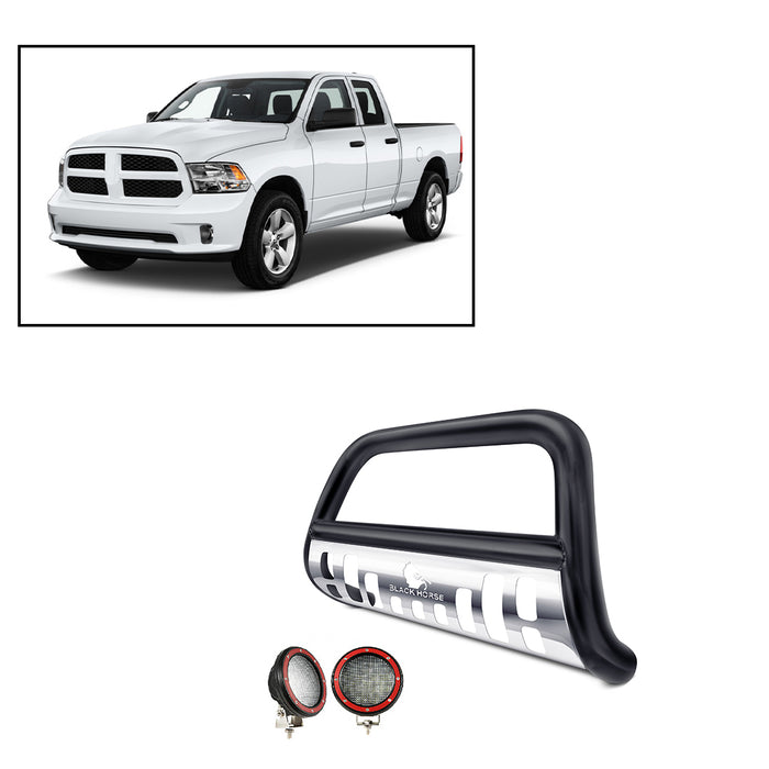 Black Horse Off Road CBBS-DOE1011SP-PLFR Black Steel Skid Plate - Truck Part Superstore