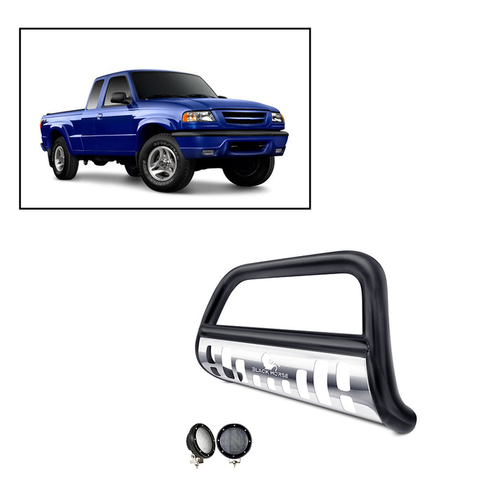 Black Horse Off Road CBBS-FOB1501SP-PLFB Black Steel Skid Plate - Truck Part Superstore