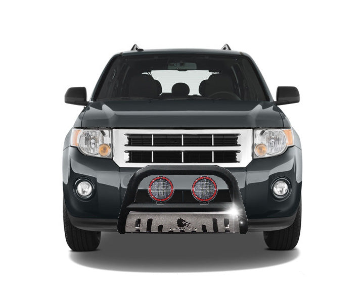 Black Horse Off Road CBBS-FOB2601SP-PLFR Black Steel Skid Plate - Truck Part Superstore