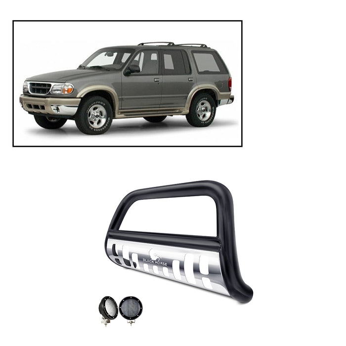 Black Horse Off Road CBBS-FOB2701SP-PLFB Black Steel Skid Plate - Truck Part Superstore