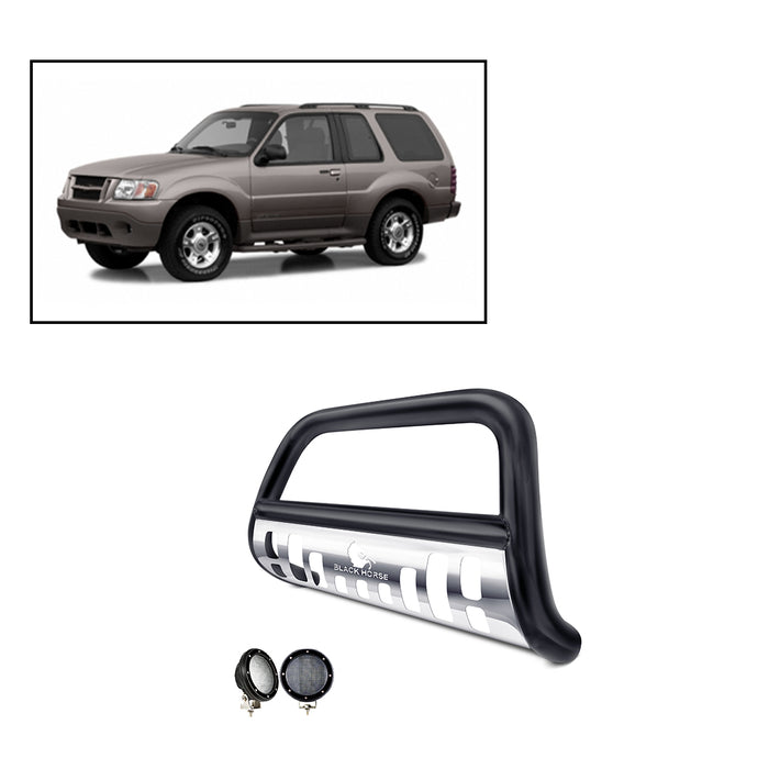 Black Horse Off Road CBBS-FOB2801SP-PLFB Black Steel Skid Plate - Truck Part Superstore
