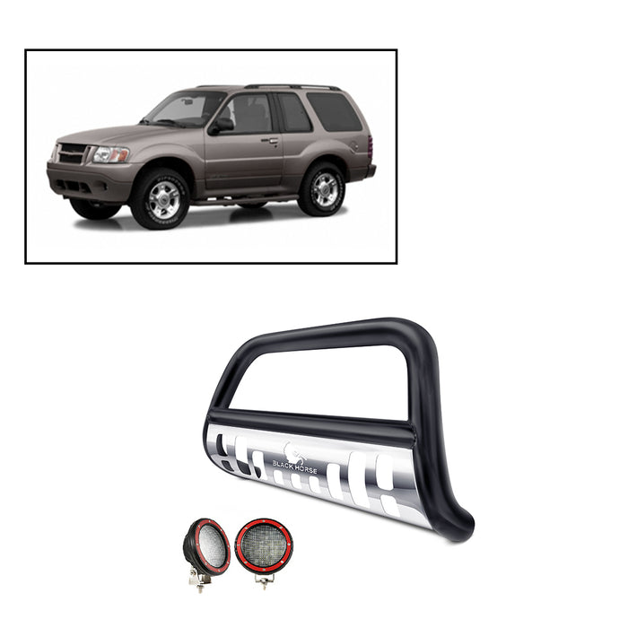 Black Horse Off Road CBBS-FOB2801SP-PLFR Black Steel Skid Plate - Truck Part Superstore