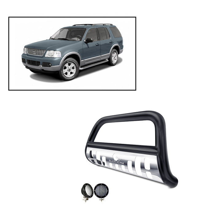 Black Horse Off Road CBBS-FOB2901SP-PLFB Black Steel Skid Plate - Truck Part Superstore