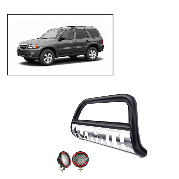 Black Horse Off Road CBBS-FOB3001SP-PLFR Black Steel Skid Plate - Truck Part Superstore
