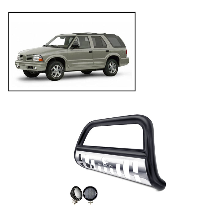 Black Horse Off Road CBBS-GMB1701SP-PLFB Black Steel Skid Plate - Truck Part Superstore