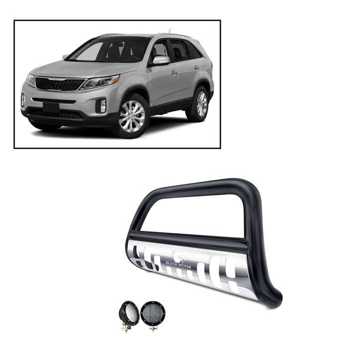 Black Horse Off Road CBBS-HYB6101SP-PLFB Black Steel Skid Plate - Truck Part Superstore