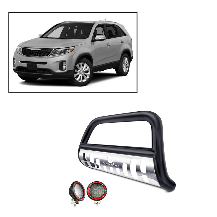 Black Horse Off Road CBBS-HYB6101SP-PLFR Black Steel Skid Plate - Truck Part Superstore