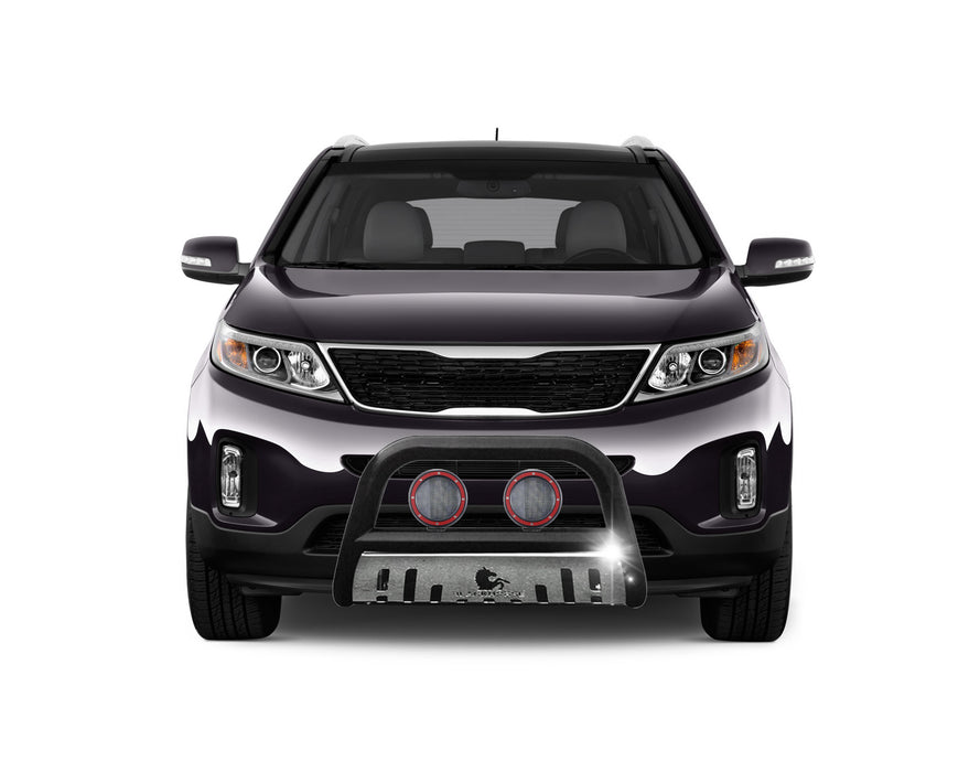 Black Horse Off Road CBBS-HYB6101SP-PLFR Black Steel Skid Plate - Truck Part Superstore