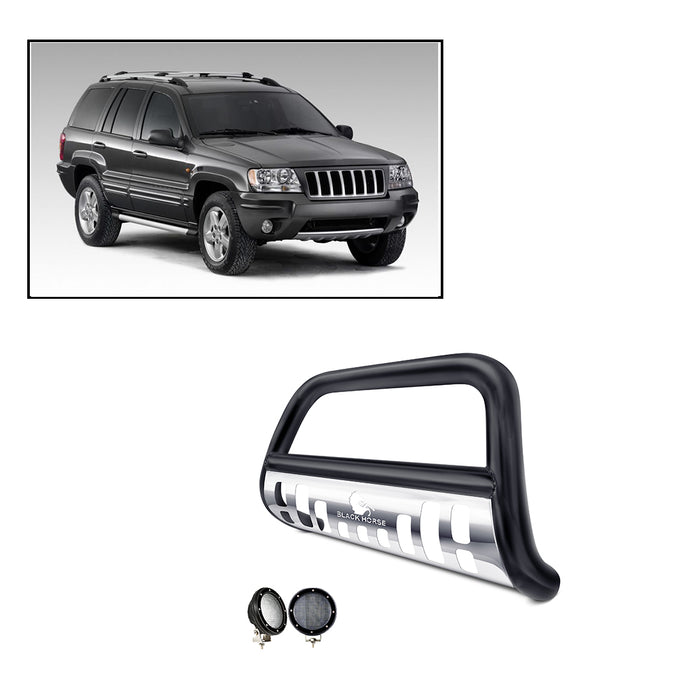 Black Horse Off Road CBBS-JEB4001SP-PLFB Black Steel Skid Plate - Truck Part Superstore