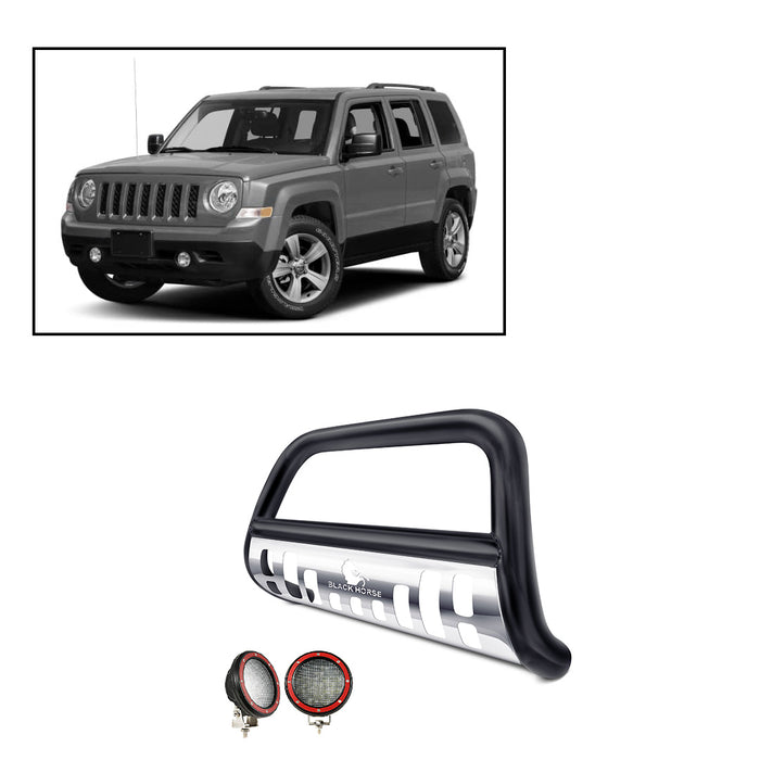 Black Horse Off Road CBBS-JEB9001SP-PLFR Black Steel Skid Plate - Truck Part Superstore