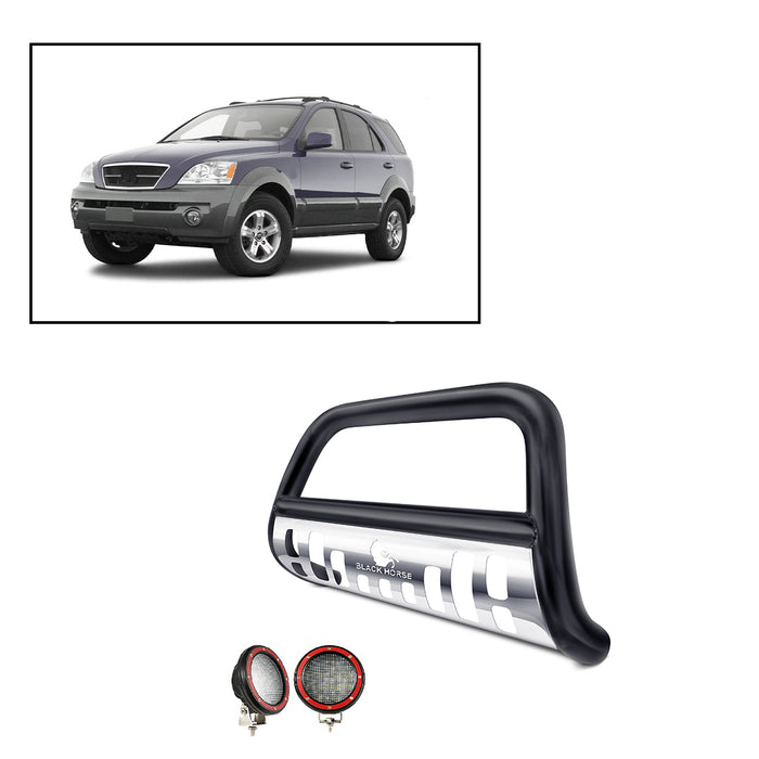 Black Horse Off Road CBBS-KIB1601SP-PLFR Black Steel Skid Plate - Truck Part Superstore