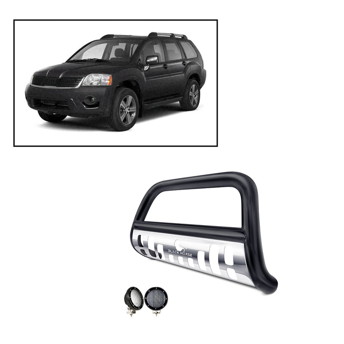 Black Horse Off Road CBBS-MIB8001SP-PLFB Black Steel Skid Plate - Truck Part Superstore