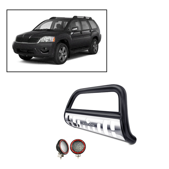 Black Horse Off Road CBBS-MIB8001SP-PLFR Black Steel Skid Plate - Truck Part Superstore