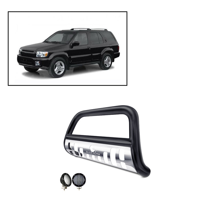 Black Horse Off Road CBBS-NIB4201SP-PLFB Black Steel Skid Plate - Truck Part Superstore
