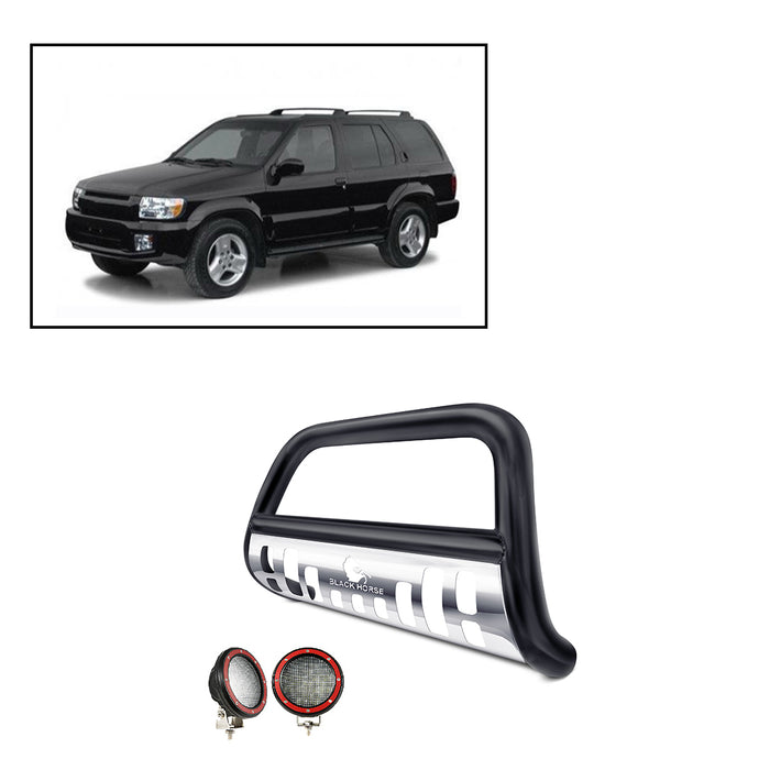 Black Horse Off Road CBBS-NIB4201SP-PLFR Black Steel Skid Plate - Truck Part Superstore