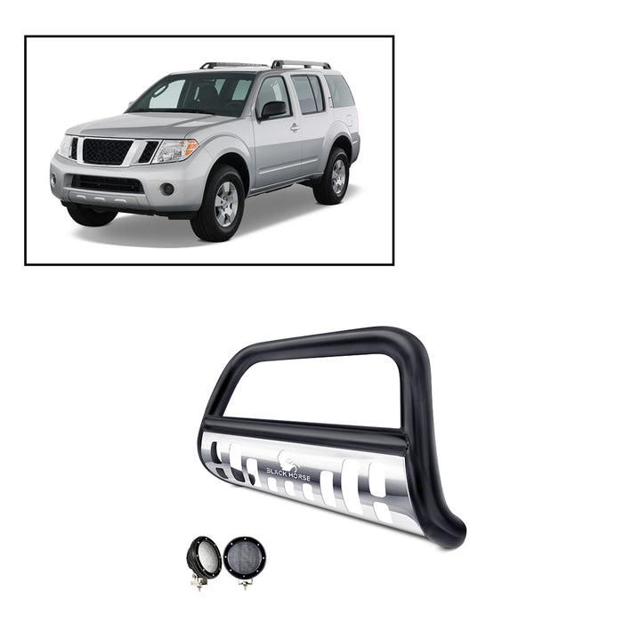 Black Horse Off Road CBBS-NIC6105SP-PLFB Black Steel Skid Plate - Truck Part Superstore