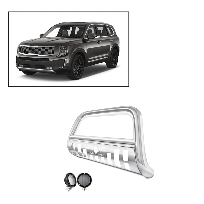 Black Horse Off Road CBS-B7502SP-PLFB Stainless Steel Stainless Steel Skid Plate - Truck Part Superstore