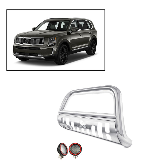 Black Horse Off Road CBS-B7502SP-PLFR Stainless Steel Stainless Steel Skid Plate - Truck Part Superstore