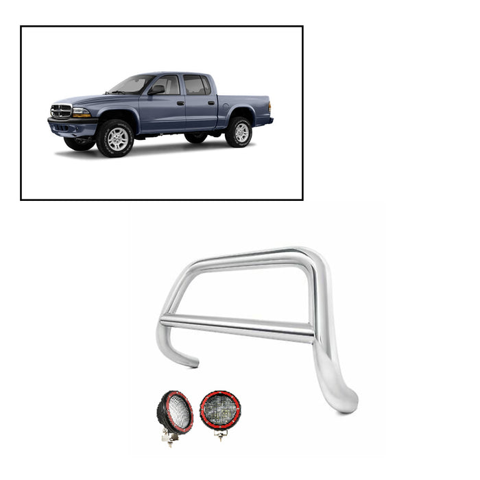 Black Horse Off Road CBS-DOB2001-PLFR Stainless Steel Stainless Steel No skid plate - Truck Part Superstore