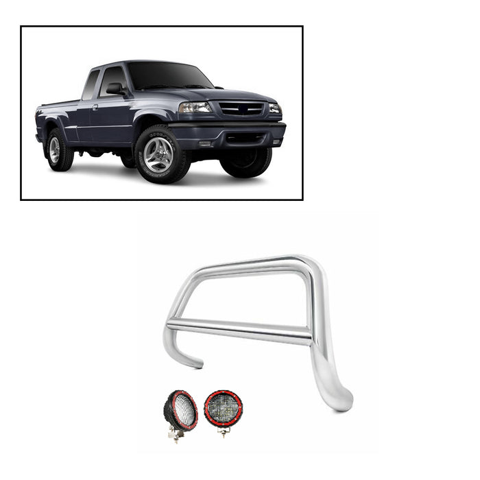 Black Horse Off Road CBS-FOB1501-PLFR Stainless Steel Stainless Steel No skid plate - Truck Part Superstore