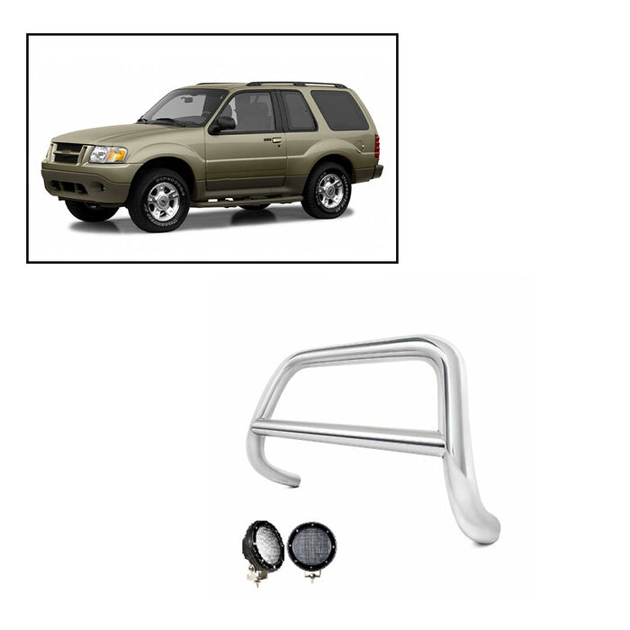 Black Horse Off Road CBS-FOB2801-PLFB Stainless Steel Stainless Steel No skid plate - Truck Part Superstore