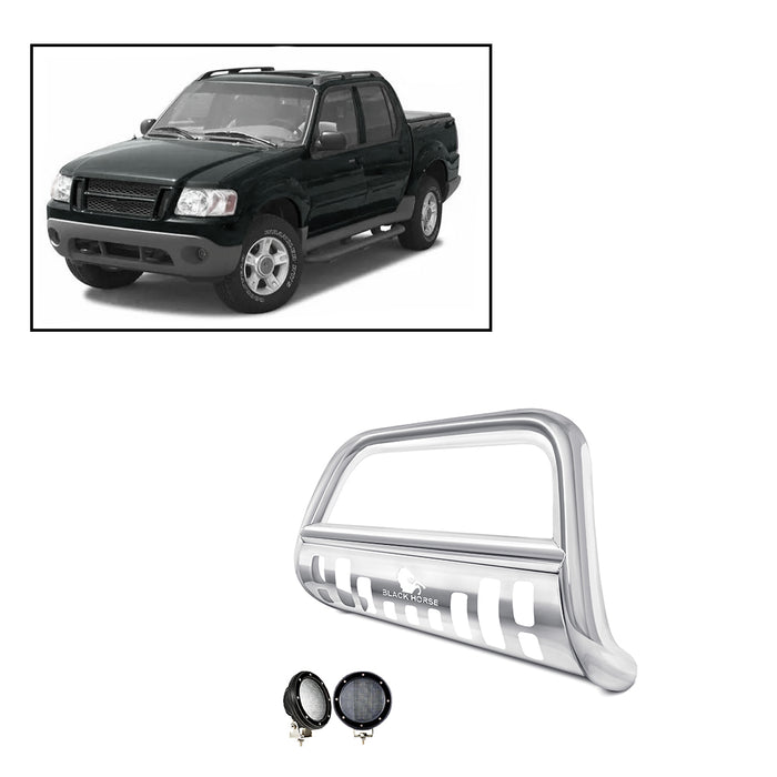 Black Horse Off Road CBS-FOB2801SP-PLFB Stainless Steel Stainless Steel Skid Plate - Truck Part Superstore