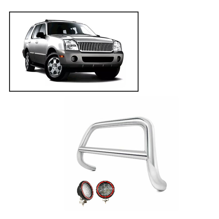 Black Horse Off Road CBS-FOB2901-PLFR Stainless Steel Stainless Steel No skid plate - Truck Part Superstore
