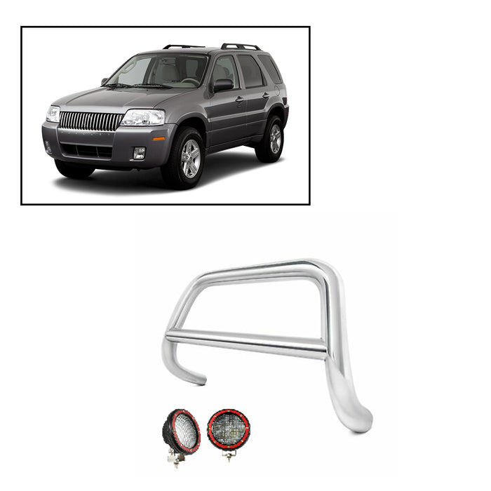 Black Horse Off Road CBS-FOB3001-PLFR Stainless Steel Stainless Steel No skid plate - Truck Part Superstore