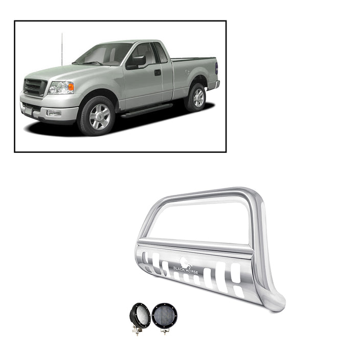 Black Horse Off Road CBS-FOC2105SP-PLFB Stainless Steel Stainless Steel Skid Plate - Truck Part Superstore