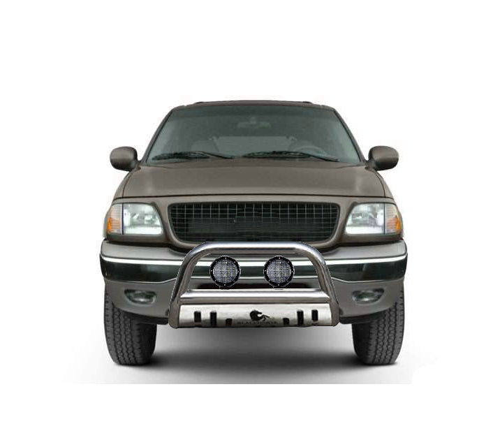 Black Horse Off Road CBS-FOC2105SP-PLFB Stainless Steel Stainless Steel Skid Plate - Truck Part Superstore