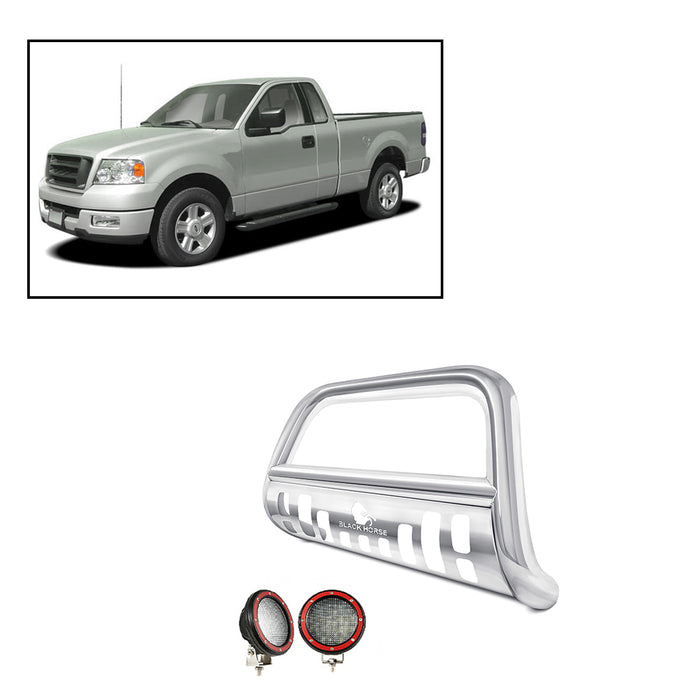 Black Horse Off Road CBS-FOC2105SP-PLFR Stainless Steel Stainless Steel Skid Plate - Truck Part Superstore