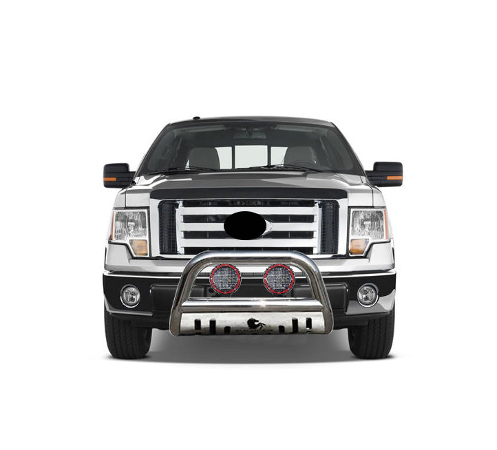 Black Horse Off Road CBS-FOE2011SP-PLFR Stainless Steel Stainless Steel Skid Plate - Truck Part Superstore