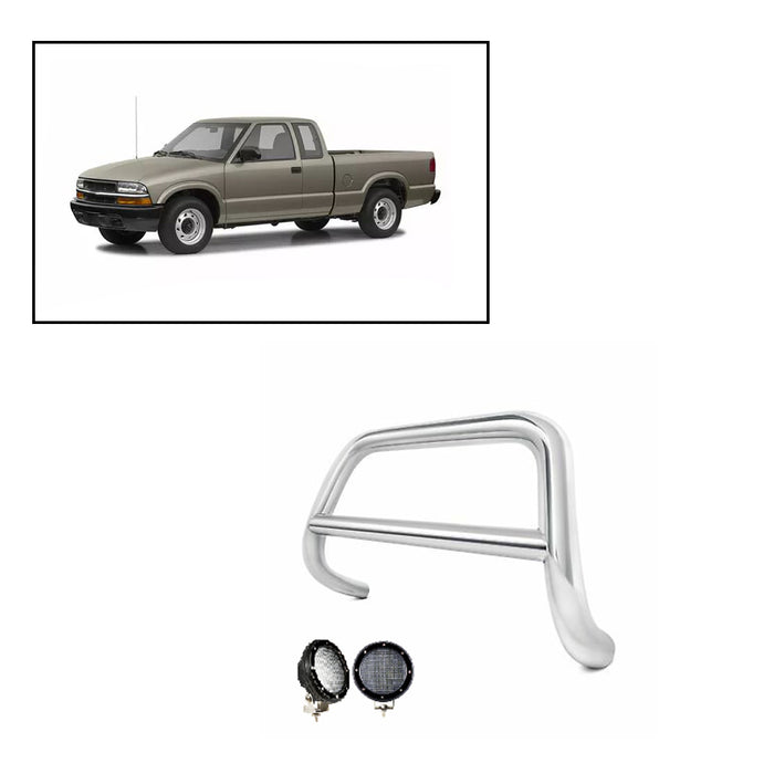 Black Horse Off Road CBS-GMB1701-PLFB Stainless Steel Stainless Steel No skid plate - Truck Part Superstore