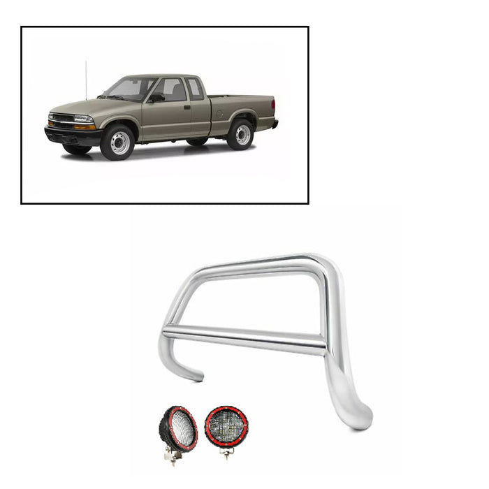 Black Horse Off Road CBS-GMB1701-PLFR Stainless Steel Stainless Steel No skid plate - Truck Part Superstore