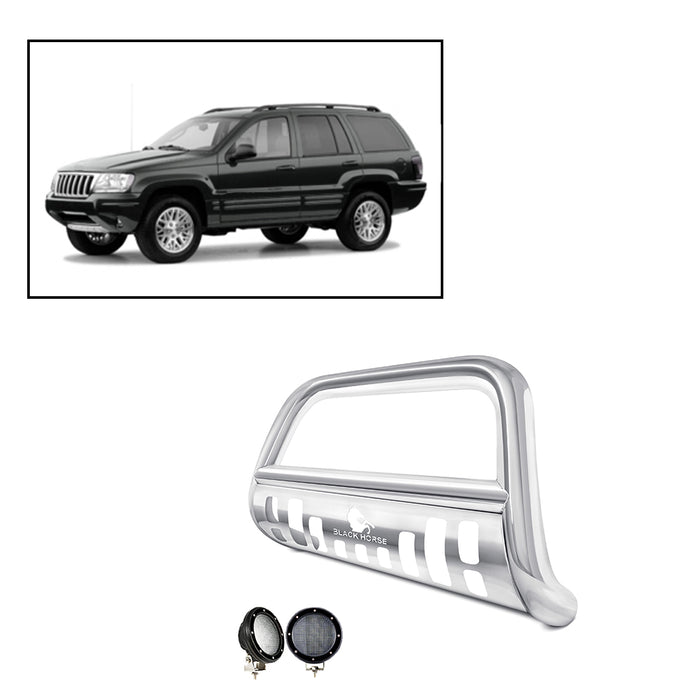 Black Horse Off Road CBS-JEB4001SP-PLFB Stainless Steel Stainless Steel Skid Plate - Truck Part Superstore