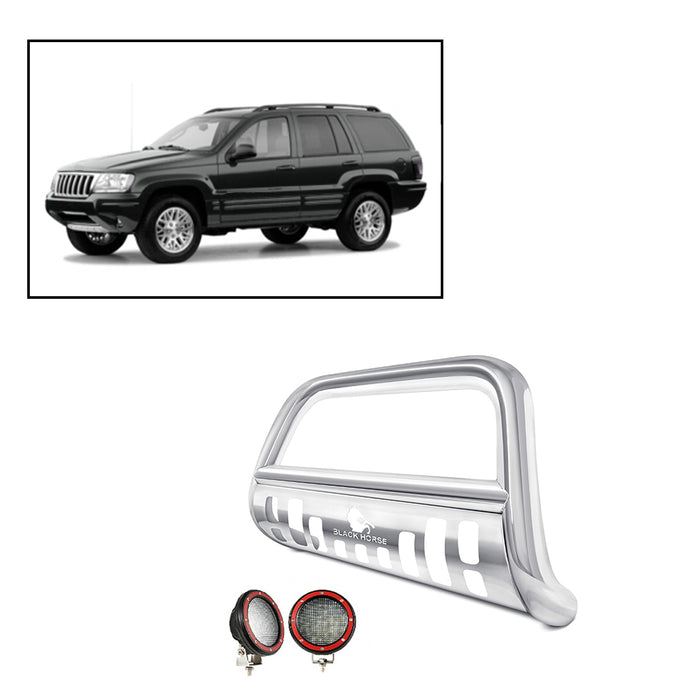 Black Horse Off Road CBS-JEB4001SP-PLFR Stainless Steel Stainless Steel Skid Plate - Truck Part Superstore