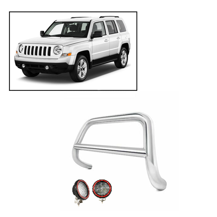Black Horse Off Road CBS-JEB9001-PLFR Stainless Steel Stainless Steel No skid plate - Truck Part Superstore