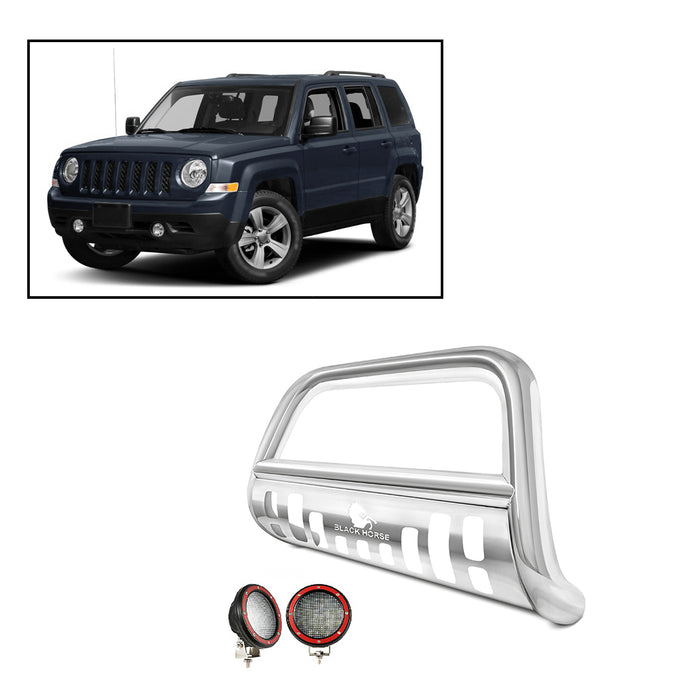 Black Horse Off Road CBS-JEB9001SP-PLFR Stainless Steel Stainless Steel Skid Plate - Truck Part Superstore