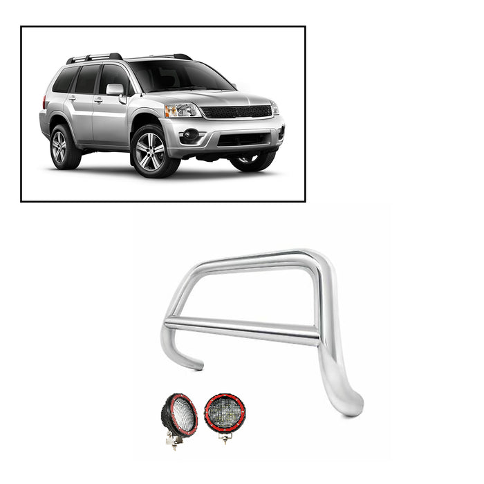 Black Horse Off Road CBS-MIB8001-PLFR Stainless Steel Stainless Steel No skid plate - Truck Part Superstore